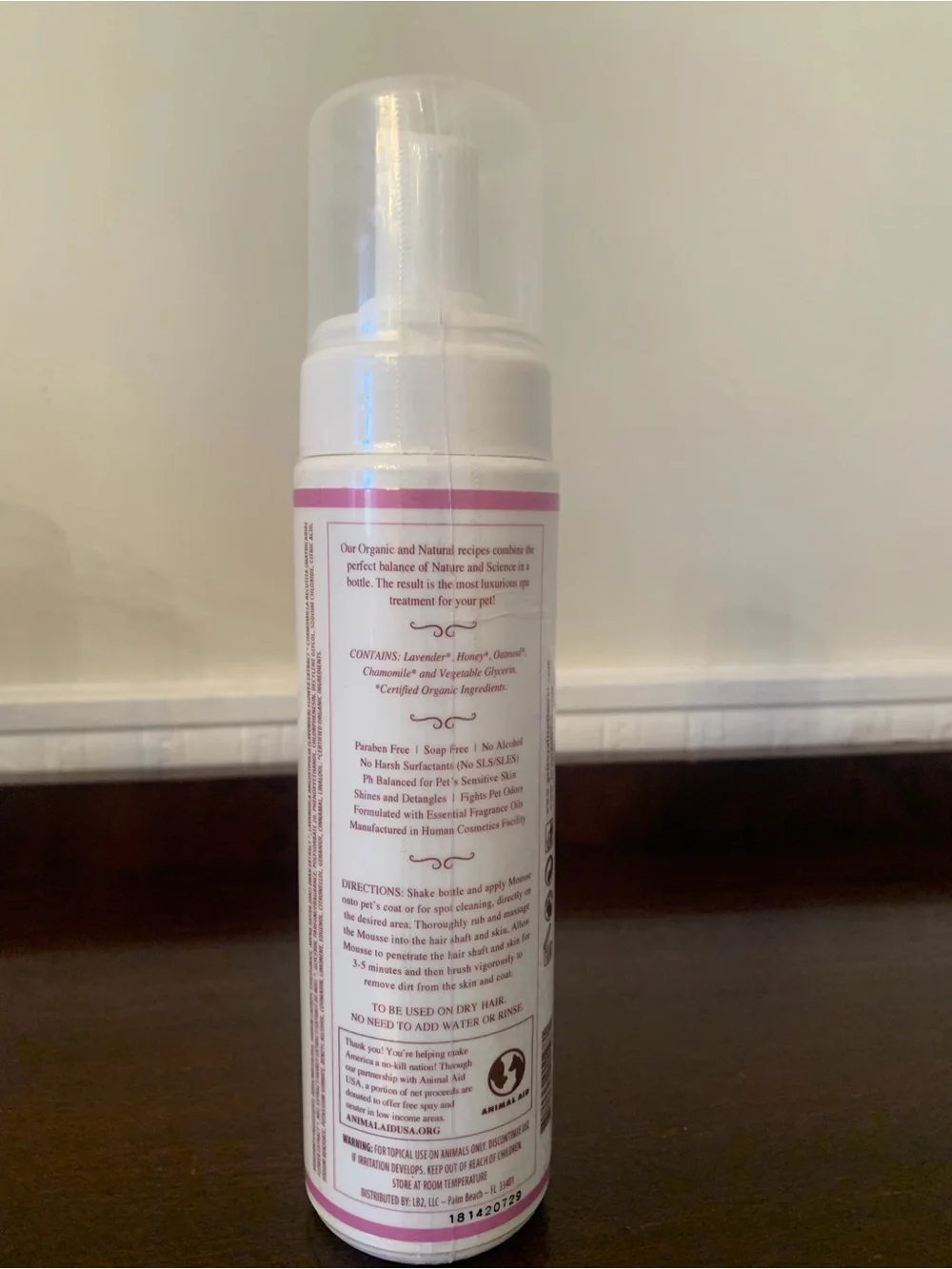 Waterless Bath Foam - Pink